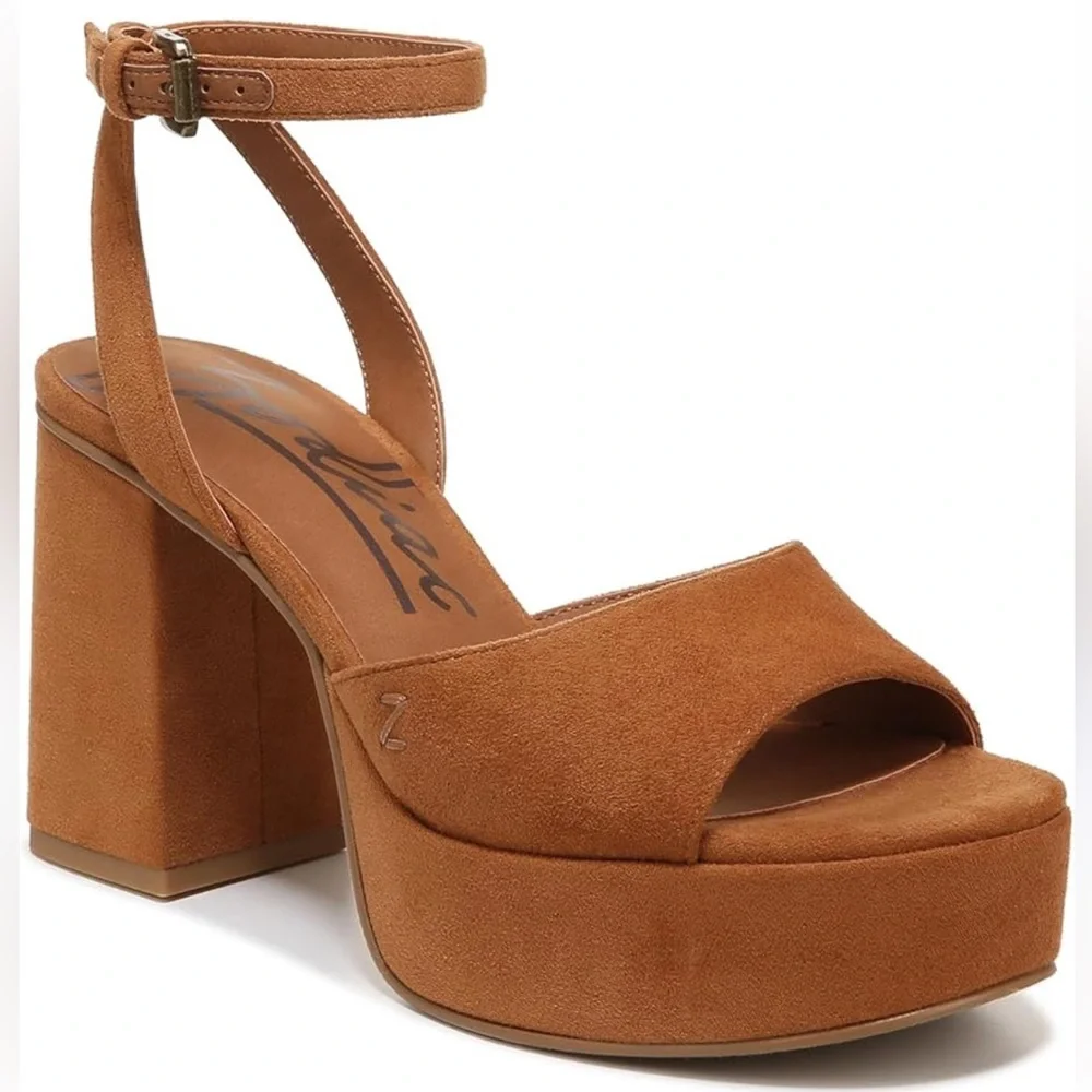 Zodiac Women's Priya Retro-Inspired Platform Block Heel Sandal Shoe Size 9.5 NWT